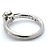 Chanel Platinum 950 Camellia Diamond Ring - Ansicht 5