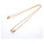 Hermès Collana Hermes Mini Pop H Bianco D'oro  - vista 3