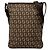 Fendi Marrone Zucchino Canvas Crossbody