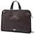 Valigetta in pelle Saffiano marrone Prada con tasca frontale con zip Marrone scuro - vista 2