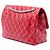 Chanel Red Quilted Glazed Calfskin Reissue 2.55 Surpique Double Flap 227 Rosso - vista 2