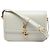 Bolsa Solferino em couro de vitelo liso branco Medium da Saint Laurent na caixa