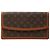 Louis Vuitton Pochette Dame GM Braun Monogram