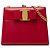 Salvatore Ferragamo Borsa a tracolla con catena Vara Bow Kiss Lock in pelle rossa Ferragamo