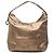 Borsa a tracolla Gucci Brown Metallic Guccissima Heart Bit Marrone Bronzo