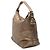 Borsa a tracolla Gucci Brown Metallic Guccissima Heart Bit Marrone Bronzo - vista 2
