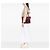 Tote Chanel Red Quilted Lambskin Coco Ball Chain Rosso Bordò - vista 5