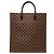 Louis Vuitton Sac Plat Damier Ebene Marrone