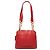Borsa a Spalla Chanel Red Caviar Logo Chain Rosso