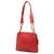 Borsa a Spalla Chanel Red Caviar Logo Chain Rosso - vista 2