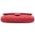 Clutch Chanel Red CC Trapuntata Caviar con Catena Rosso - vista 3