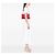Clutch Chanel Red CC Trapuntata Caviar con Catena Rosso - vista 6