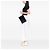 Clutch Saint Laurent in pelle nera con stampa coccodrillo Nero - vista 6