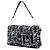 Borsa a Spalla Chanel Black Printed Canvas 31 Rue Cambon Nero - vista 2