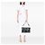 Borsa a Spalla Chanel Black Printed Canvas 31 Rue Cambon Nero - vista 5