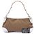 Chanel Olsen Schultertasche aus braunem Canvas - Ansicht 7