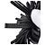 Ring Hermès Black Milo Carmen Portachiavi e Charm per borsa con nappa Nero - vista 4