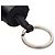 Ring Hermès Black Milo Carmen Portachiavi e Charm per borsa con nappa Nero - vista 5