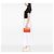 Custodia Hermès Orange Large Toile Bride A Brac Arancione - vista 6