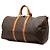 Louis Vuitton Marrone Monogram Keepall Bandouliere 55 - vista 2