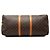 Louis Vuitton Marrone Monogram Keepall Bandouliere 55 - vista 3