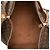 Louis Vuitton Marrone Monogram Keepall Bandouliere 55 - vista 4