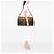 Louis Vuitton Marrone Monogram Keepall Bandouliere 55 - vista 8