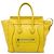 Céline Borsa Tote Luggage in pelle di vitello granulata gialla Celine Giallo