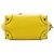 Céline Borsa Tote Luggage in pelle di vitello granulata gialla Celine Giallo - vista 3