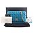 Wallet On Chain Portafoglio con catena Chanel Blue Quilted Tweed Reissue 2.55 - vista 15