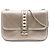 Valentino Gold Medium Metallic Leather Rockstud Glam Lock Crossbody D'oro