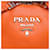 Borsa Prada Orange Vitello Phenix Arancione - vista 5