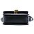 Borsa Solferino in micro pelle di vitello nera Saint Laurent con scatola Nero - vista 3