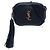 Borsa Blogger in pelle di vitello blu con monogramma Saint Laurent Blu navy