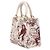 Lady Dior in pelle di vitello liscia bianca con ricami e perline Toile de Jouy, misura Medium Bianco - vista 2