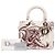 Lady Dior in pelle di vitello liscia bianca con ricami e perline Toile de Jouy, misura Medium Bianco - vista 7