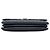 Chanel Black Quilted Lambskin CC Round Clasp Accordion Flap Nero - vista 3