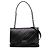 Off White Clutch Off-White in pelle nera goffrata con logo Diag Nero