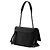 Off White Clutch Off-White in pelle nera goffrata con logo Diag Nero - vista 2