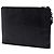 Pochette con zip Saint Laurent in pelle nera con stampa coccodrillo e monogramma Nero - vista 2