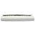 Clutch a bustina Saint Laurent White Grain De Poudre Triquilt Monogram Bianco - vista 3