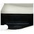 Clutch a bustina Saint Laurent White Grain De Poudre Triquilt Monogram Bianco - vista 4