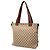 Borsa Gucci Beige GG Canvas Web - vista 2