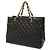 Tote Chanel Black Grand CC Caviar Timeless Nero - vista 2