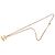 Collana con pendente Chanel Gold CC placcato oro con intaglio a stella D'oro