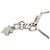 Collana con pendente Chanel Silver CC Brass Strass Argento - vista 4