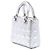 Dior Argento Small Metallic Grained Calfskin Cannage My ABCDior Lady Dior - vista 2
