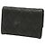 Porta-cartões Chanel Black CC matelassê em caviar Preto - vista 2