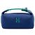 Custodia Hermès Blue Small Toile Bride A Brac Blu scuro