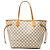 Louis Vuitton White Damier Azur Neverfull MM Bianco